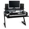 Produktbild: Hochwertiger Stagecaptain Studiotisch Recording-Workstation mit 2x Rackeinsätzen