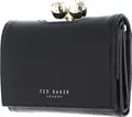 Produktbild: Ted Baker Leder Geldbörse Roosa Rose Detail Leather Small Bobble Purse Black schwarz