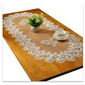 Produktbild: Spitze Oval Tischläufer Gestickte Tischdecke Spitze Deckchen Deckchen Oval De...