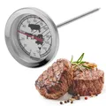 Produktbild: Bratenthermometer Mit Symbolen für einfaches Ablesen Rostfreier Edelstahl Sil...