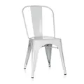 Produktbild: hjh OFFICE Bistrostuhl aus Metall, stapelbarer Küchenstuhl, Industriedesign