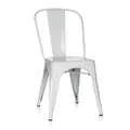Produktbild: Stuhl Bistrostuhl Balkonstuhl Stapelstuhl Esszimmerstuhl Metall Industrial 150kg
