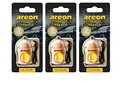 Produktbild: AREON Fresco Auto Parfüm Sport Lux Gold Autoduft Hängend Flasche Glas Duftflakon Parfüm Flakon Holz Lufterfrischer Set Aufhängen Anhänger Spiegel Schwarz 4ml 3D (Pack x 3)