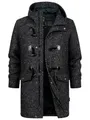 Produktbild: Indicode Herren Liam Dufflecoat | Wintermantel Wollmantel Herrenmantel Mantel für Männer Sky Captain, L