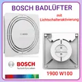Produktbild: Bosch Leiser Badlüfter 1900 W100 FAN für Bad mit Lichtschalteraktivierung