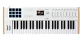 Produktbild: Arturia KeyLab 49 MK3 Weiß MIDI Controller-Tastatur für die Musikproduktion, mit einem All-in-One-Software-Bündel - 49 Tasten, 9 Encoder, 9 Fader, 12 Pads – Weiß