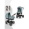 Produktbild: Cybex EOS Lux Kinderwagen (2-in-1 Kinderwagen), Cybex Kinderwagen Gestell: Taupe, Farbe: Stormy Blue