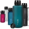 Produktbild: 720°DGREE Trinkflasche 2l “uberBottle“ softTouch +Sieb - BPA-Frei - XXL Wasserflasche für Gym, Fitnessstudio, Workout, Fitness, Sport, Outdoor - Große Sportflasche aus Tritan - Leicht, Stoßfest