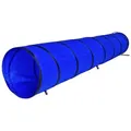Produktbild: lionto Tier-Intelligenzspielzeug Hundetunnel, Agilitytunnel, mit Heringen & Tragetasche, 300 cm x 50 cm, blau blau Ø 50 cm x 300 cm x 1 cm