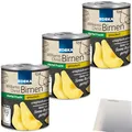 Produktbild: Edeka Williams-Christ-Birnen viertel Frucht gezuckert 3er Pack (3x225g Dose) + usy Block