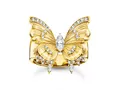Produktbild: Thomas Sabo Ring TR2495-414-14-54 - Butterfly - Schmetterling - Blooming Skies - Gr. 54 - Silber vergoldet
