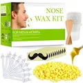 Produktbild: Nasenwachs Set Nasenhaarentferner 100g 20 Applikatoren Hautpflege Zubehör