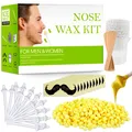 Produktbild: Nasenwachs Set für Männer Frauen, 100g Natürliches Wachs, 20 Applikatoren, 10