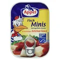 Produktbild: Appel Fisch-Minis, Heringsfilets-Stücke in tomatiger Ketchup-Sauce, 100g