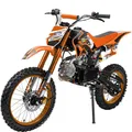 Produktbild: Actionbikes Motors Kinder Crossbike JC125 | Benzin Jungend Motorrad - Motorcross - ab 14 Jahren - Pocketbike - Dirtbike - Cross Bike (Orange)