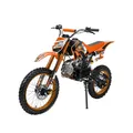 Produktbild: Actionbikes Motors Jugend-Crossbike JC125, Benzin-Jugendmotorrad, 125 ccm, 17/14-Reifen, 4-Takt-Motor, 80 km/h, ab 14 J. (Orange)