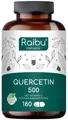 Produktbild: Quercetin Kapseln 500 mg (180 St), hergestellt in Deutschland  – RAIBU