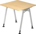 Produktbild: HAMMERBACHER Schreibtisch Schreibtisch A-Fuß 80x80 Ahorn