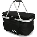 Produktbild: AEG Automotive 26 Liter Kühlkorb KS26 Einkaufskörbe Isolierkorb Picknickkorb The - Schwarz