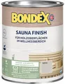 Produktbild: Bondex Sauna Finish Weiß 1 L für 12 m² | Wasser- und schmutzabweisend | Schutz auf Basis von natürlichen Wachsen | Kein Ausdünsten oder Abfärben | Seidenmatt | Holzpflege | Holzwachs