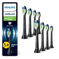 Produktbild: Philips Sonicare W2 Optimal White, Original Ersatzbürstenköpfe, Schwarz, 8er-Pack, HX6068/88