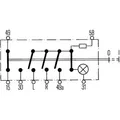 Produktbild: HELLA 6HF 003 916-011 Warnblinkschalter - Druckbetätigung - 12V - Einbau - Schalterbeleuchtung: rot