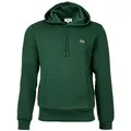 Produktbild: LACOSTE Herren Hoodie mit Kapuze - Sweatshirt, aufgerautes Fleece, Baumwoll-Mix Grün 6XL