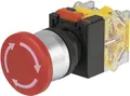 Produktbild: TRU Components LAS0-A3Y-11TS Not-Aus-Schalter 250 V/AC 5A 1 Öffner, 1 Schließer IP40 1St.