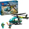 Produktbild: LEGO City Rettungshubschrauber, Hubschrauber-Spielzeug für Kinder, Helikopter mit Seilwinde, Rotoren und 3 Figuren inkl. Pilot, Wanderer und Luftr... - Bunt