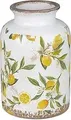 Produktbild: formano Deko Vase Vintage Lemon | Blumenvase mit Zitronen im Old Look | 17x9cm