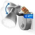 Produktbild: TG2635-014 LED Sensor Nachtlicht – Titan – Drehbar  Schwenkbar – Automatikfun...