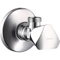 Produktbild: Hansgrohe - Eckventil E 13902000 1/2 X 3/8', 10 Mm Quetschverschraubung, Chrom