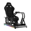 Produktbild: huzaro Speed 9.0 Racing Simulator Cockpit mit LED-Beleuchtungsfunktion