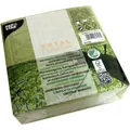 Produktbild: Papstar 50 Olivgrüne Servietten mit Ornamenten Royal Collection 40x40cm