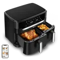 Produktbild: Tefal EY9428 Dual Easy Fry XXL 11L Black Doppelkammer Heißluftfritteuse