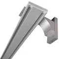 Produktbild: Bestgoodies Wandträger für Silber - 1/2 Lauf Aluminium Vorhangschiene, 8cm lang