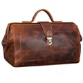 Produktbild: STILORD 'Percy' Arzttasche Leder Vintage Arztkoffer Doktortasche Business Handtasche Hausbesuch Echtleder, Farbe:sesto - cognac