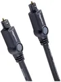 Produktbild: Toslink Audiokabel 1m Schwarz für TV, Digital Sound, Optisches Kabel, Amazon