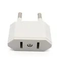 Produktbild: Reiseadapter USA auf Europa DE Steckdose US Plug Adapter 10A 250V Weiß