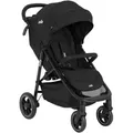 Produktbild: Joie Buggy Litetrax, Schwarz, Textil, 58x103x93.6 cm, EN 1888, Feststellbremse, Fußstütze abklappbar, Federung, 5-Punkte-Gurt, für Babyschale geeignet, Griff in Lederoptik, Transportsicherung, Einhand-Faltmechanismus, abnehmbarer Schutzbügel, Baby on Tour, Kinderwagen, Buggys