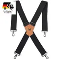 Produktbild: Robuste Herren Hosenträger mit Haken, Schwarz, 5,1 cm, 139,7 x 5,08 cm, WO21170
