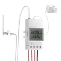Produktbild: SONOFF POWCT 100A Smart Wlan Energiezähler Mit CT Erkennung, 1 Phase Solarbetriebener Bidirektionaler Stromtester, LCD Digitaler Stromzähler, Stromstatistiken, Fernbedienung eWeLink-App, 2.4G WiFi