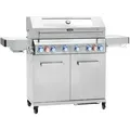 Produktbild: TAINO PLATINUM YAMARA 6+2 Gasgrill Edelstahl 6 Brenner Sear-Burner Backburner - Silber