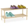 Produktbild: Relaxdays Schuhregal Holz Hellbraun