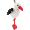 Produktbild: Schaffer 0207 Schlüsselanhänger Kuscheltier Storch Dudu, 13 cm