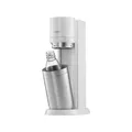Produktbild: Sodastream Duo White Karbonator Mit 2 Flaschen 1 Glas E 1 Pet 1 Lt Zylinder Gas