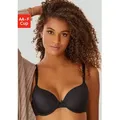 Produktbild: LASCANA Schalen-BH Ela - perfect basic mit Bügel aus seidiger Microfaser schwarz 80