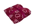 Produktbild: Wohndecke Kuscheldecke Mikrofaserdecke 150 x 200 cm mit Herzchenmotiv Wohndecke, VIVA, feuchtigkeitsregulierend