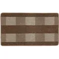 Produktbild: Teppich Mit Karomuster - Braun-beige - 67x120 Cm