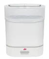 Produktbild: NIP Sterilisator Babyflaschen: Vaporisator für bis zu 6 Flaschen, Schnuller + Zubehör, Schnelle und sichere Dampfsterilisation in nur 9 Minuten, mit Abschaltautomatik, Weiß